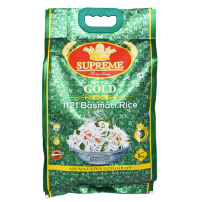 Supreme Gold 1121 Basmati Rice 5kg