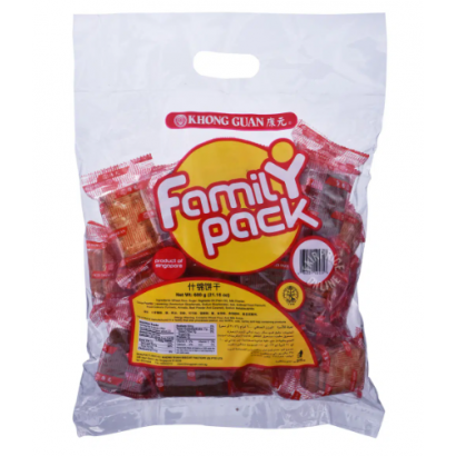 Khong Guan Assortment Family Pack Biscuits - 600g